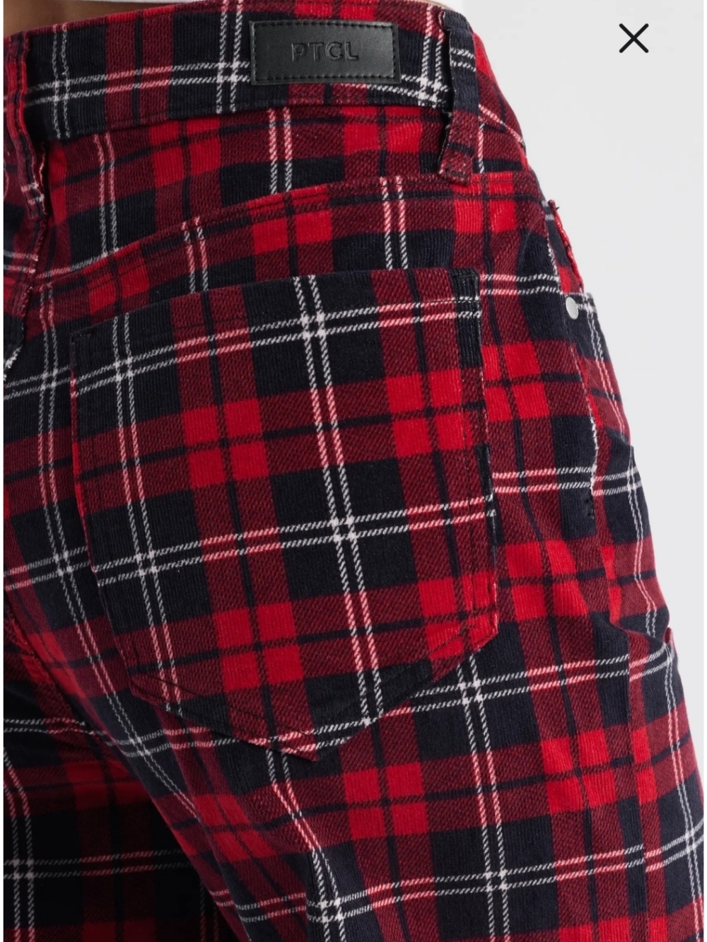 No Doubt - Gwen Stefani - PTCL Plaid Pants & Black White Tube Top - Picture 5 of 12